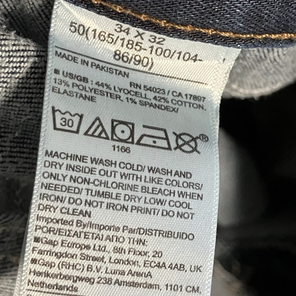 Banana Republic Traveler Jeans Mens Size 34X32 Blue Slim Fit Medium Wash - Picture 10 of 11